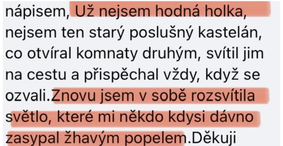 Zkušenost účastnice 3