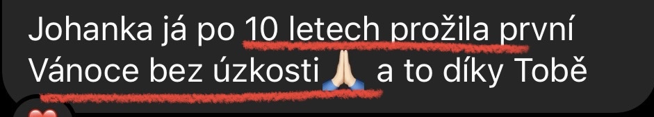 Zkušenost účastnice 1